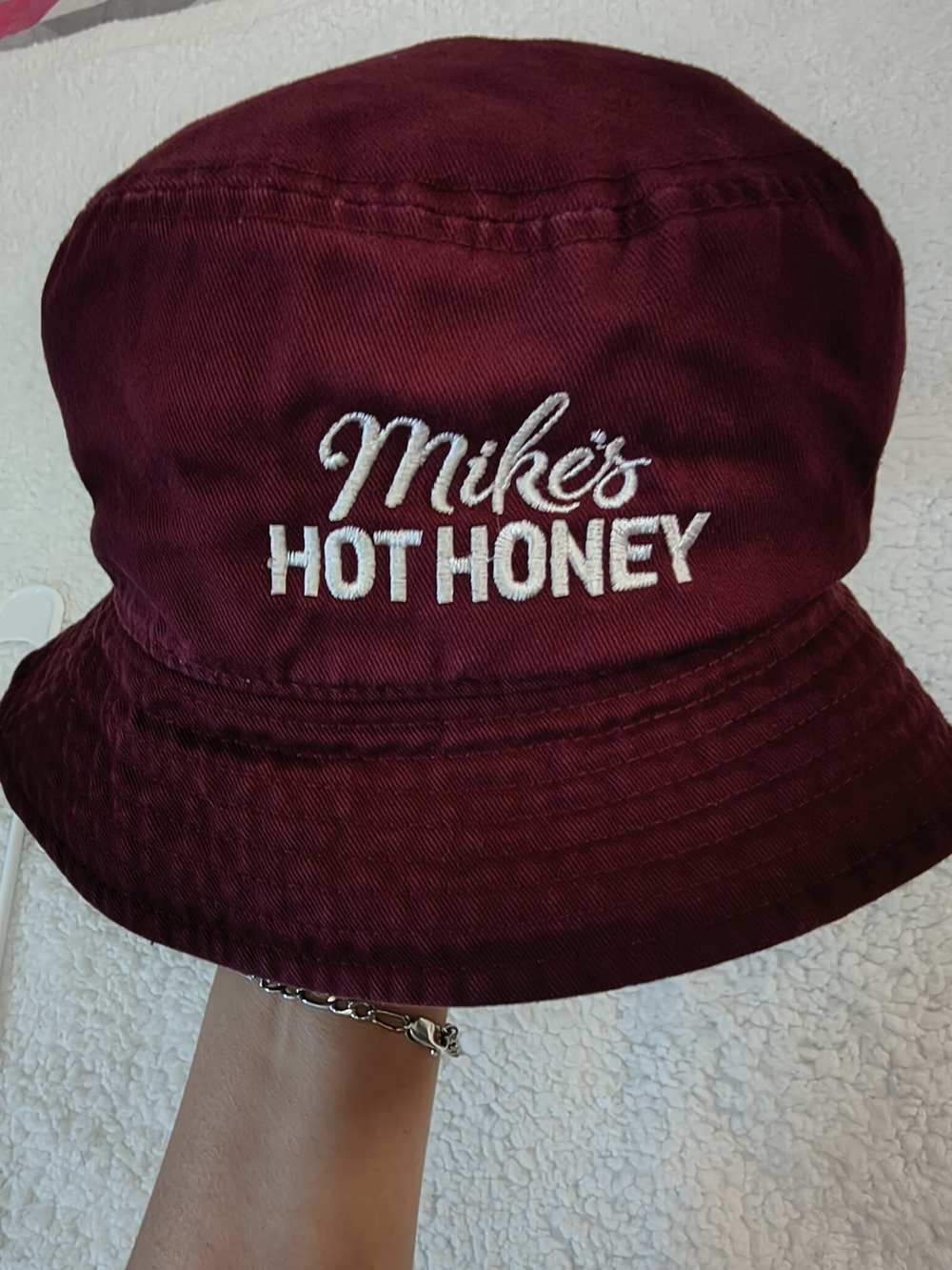Mike's Hot Honey Maroon Bucket Hat